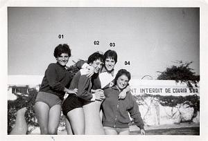 NATATION GALLIA CLUB ORANAIS (3) QUALIFIEE 1961 PARIS
